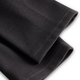 Nora | Robe noire raffinée avec ceinture et col montant