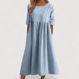 Selina™ | Robe en coton décontractée
