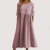 Selina™ | Robe en coton décontractée