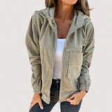 Marta™ | Veste à capuche en velours côtelé