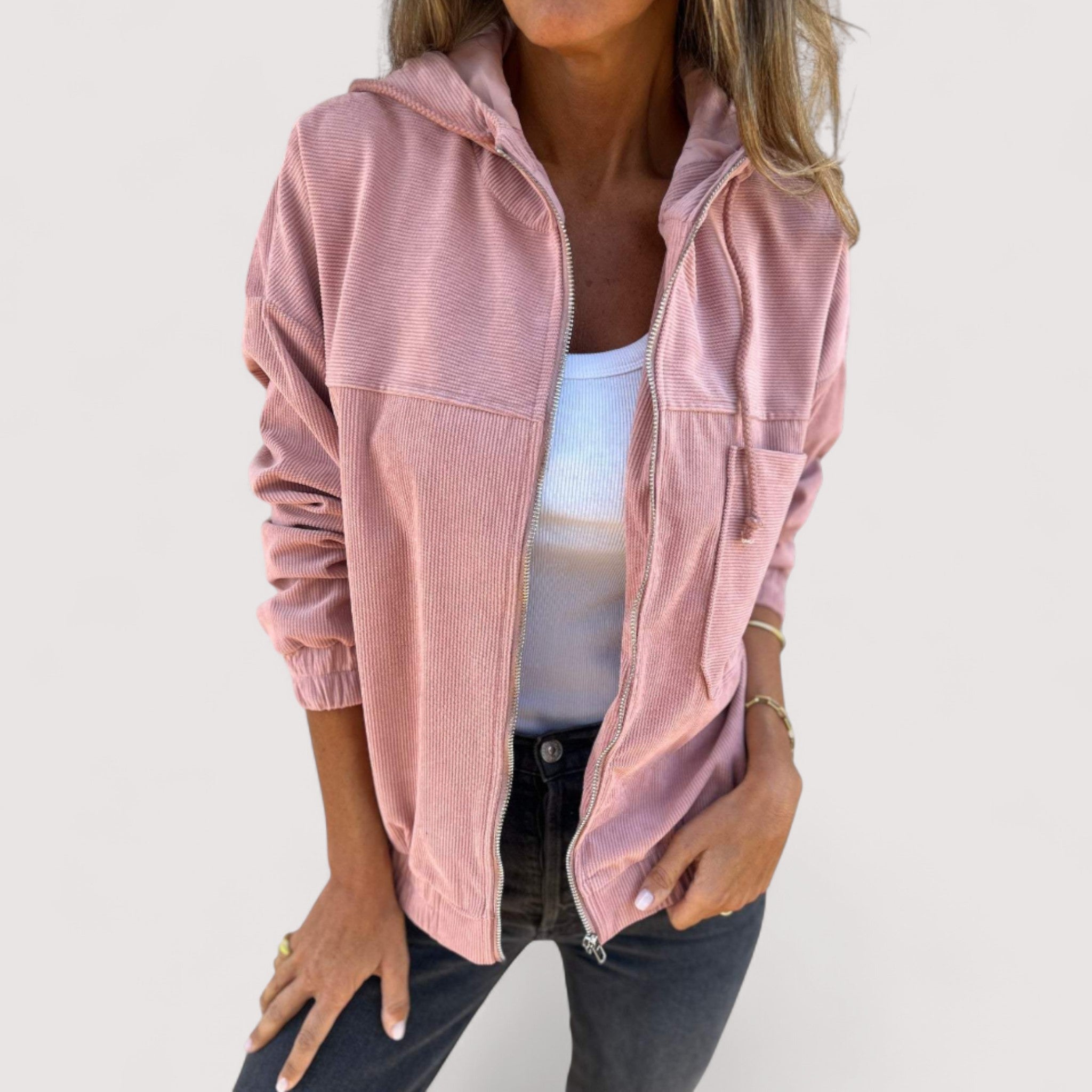 Marta™ | Veste à capuche en velours côtelé