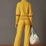 Marietta – Blouse et pantalon à jambes larges