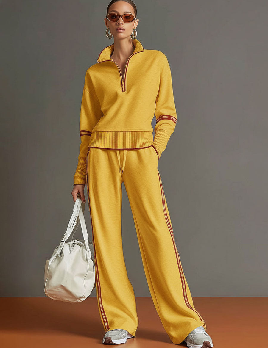 Marietta – Blouse et pantalon à jambes larges