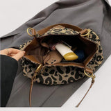 Anouk™ | Sac de shopping en toile à motif léopard
