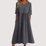 Selina™ | Robe en coton décontractée