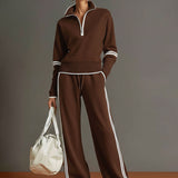 Marietta – Blouse et pantalon à jambes larges