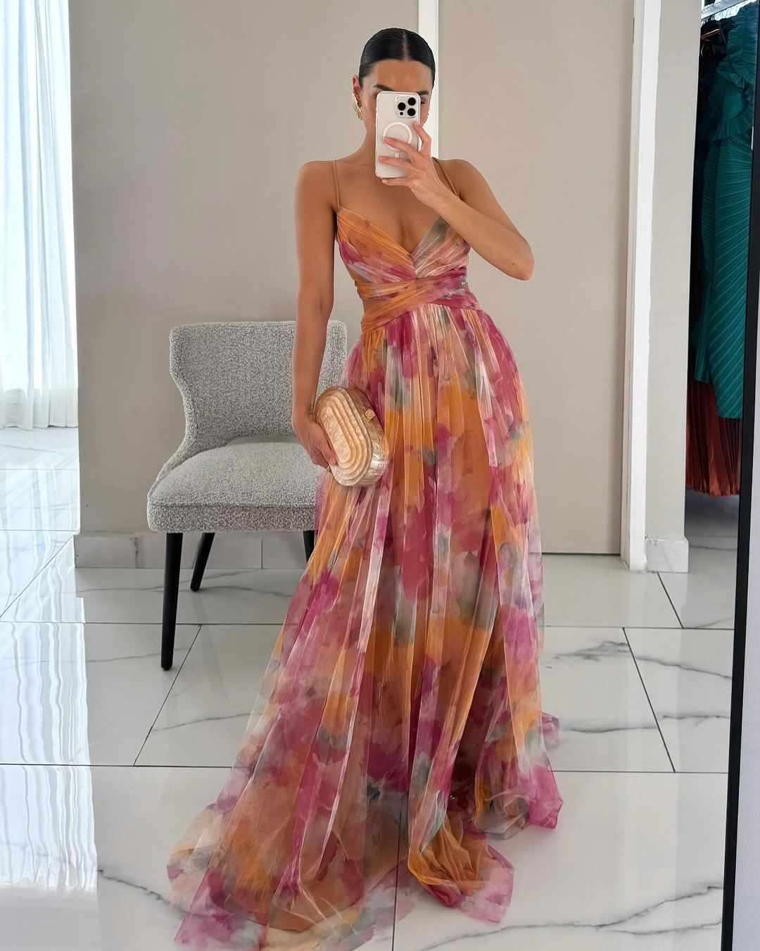 Giselle™ | Robe maxi en fleurs enchanteur