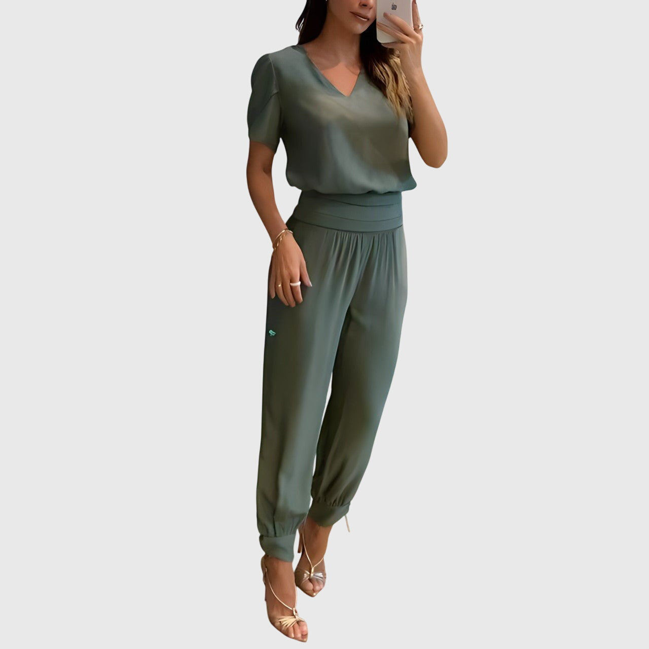 Jennifer™ | Ensemble de chemise et de pantalon élégant
