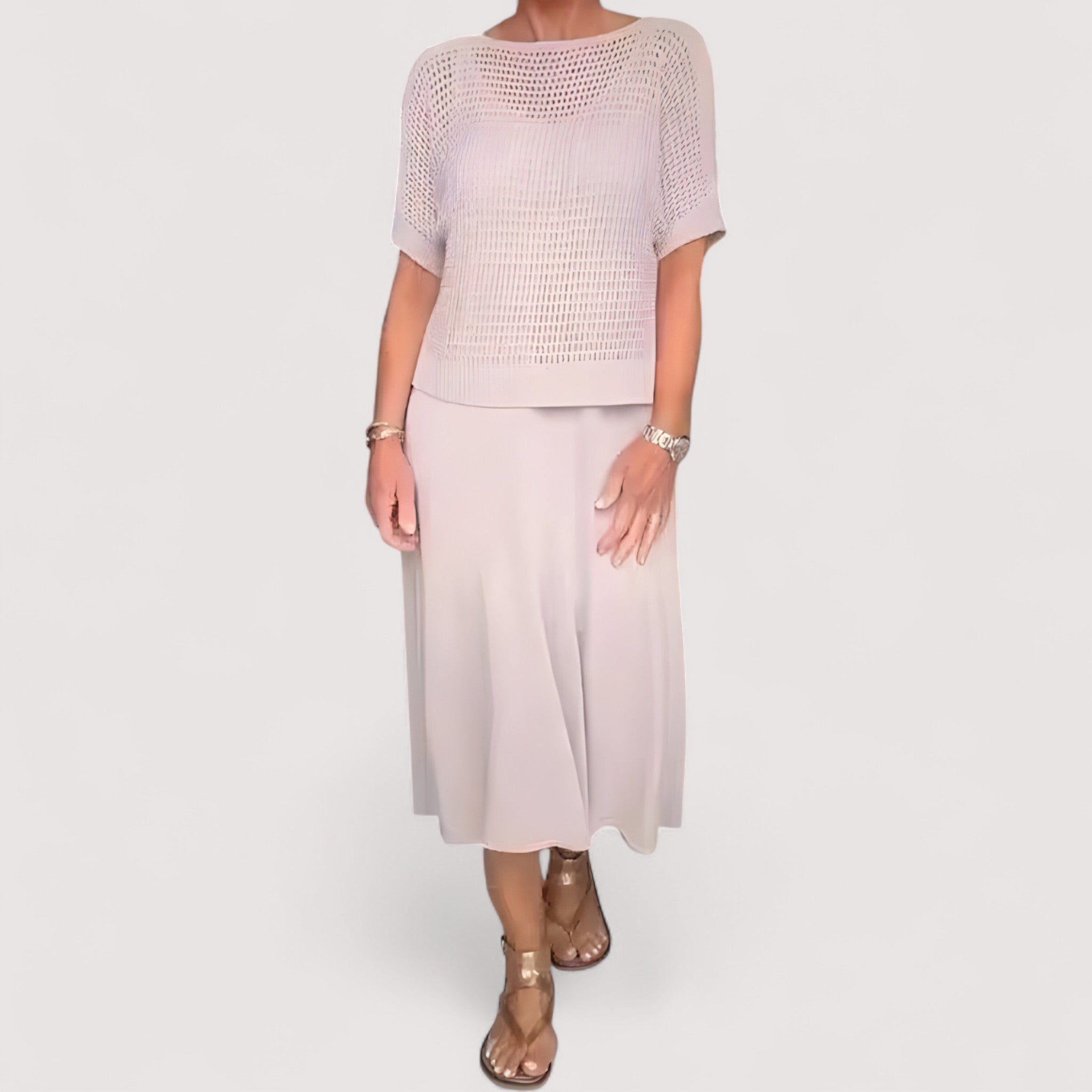 Claudia™ | Robe d'été avec haut en tricot