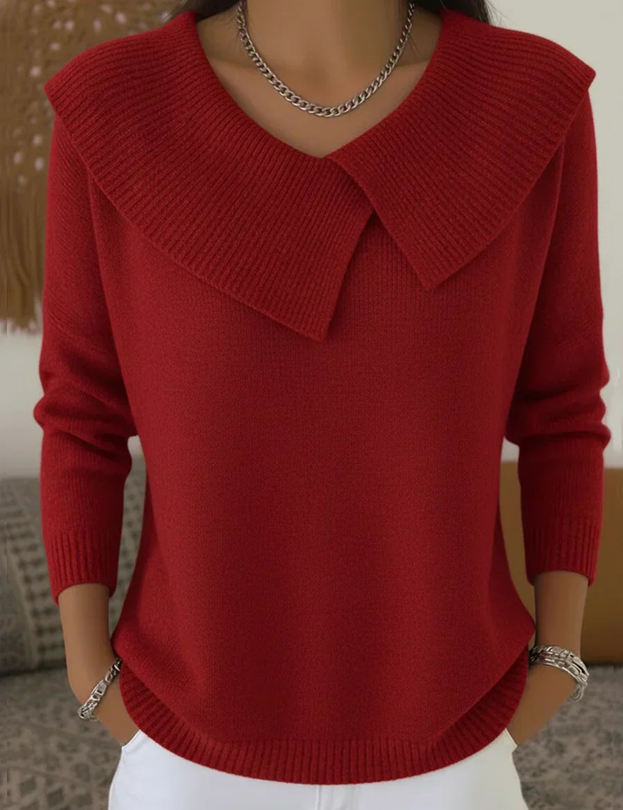 Stella™ | Pull de Noël avec col revers