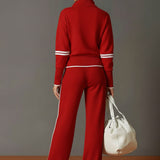 Marietta – Blouse et pantalon à jambes larges