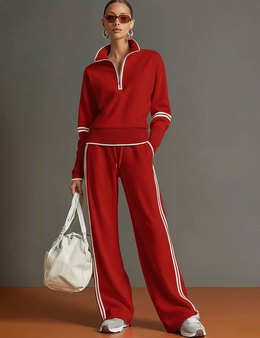 Marietta – Blouse et pantalon à jambes larges