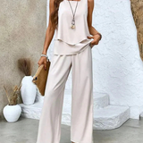 Ovelynra™ | Ensemble débardeur sans manches et pantalon large