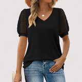 Ilse™ | Blouse transparente à col en V
