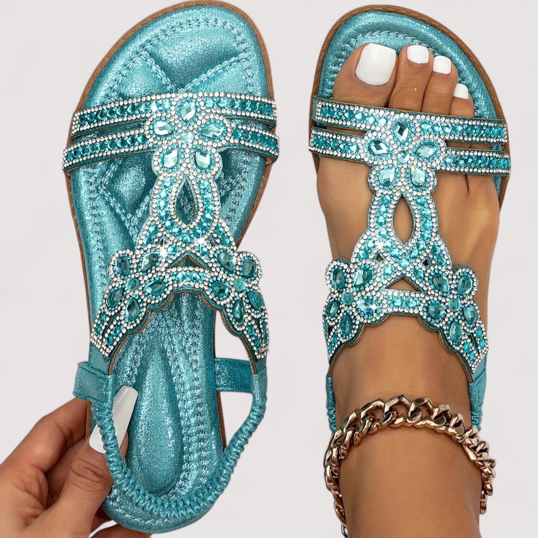 Liana™ | Sandales orthopédiques de style Ibiza