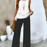 Ovelynra™ | Ensemble débardeur sans manches et pantalon large