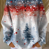 Alessia™ | Pull de Noël avec un doux motif d'arbre de Noël
