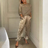 Averielle | Ensemble Deux Pièces Fluide Luxueux