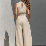 Maria | Ensemble minimaliste en coton et lin