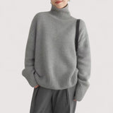 Lucija™ | Pull en cachemire à col roulé