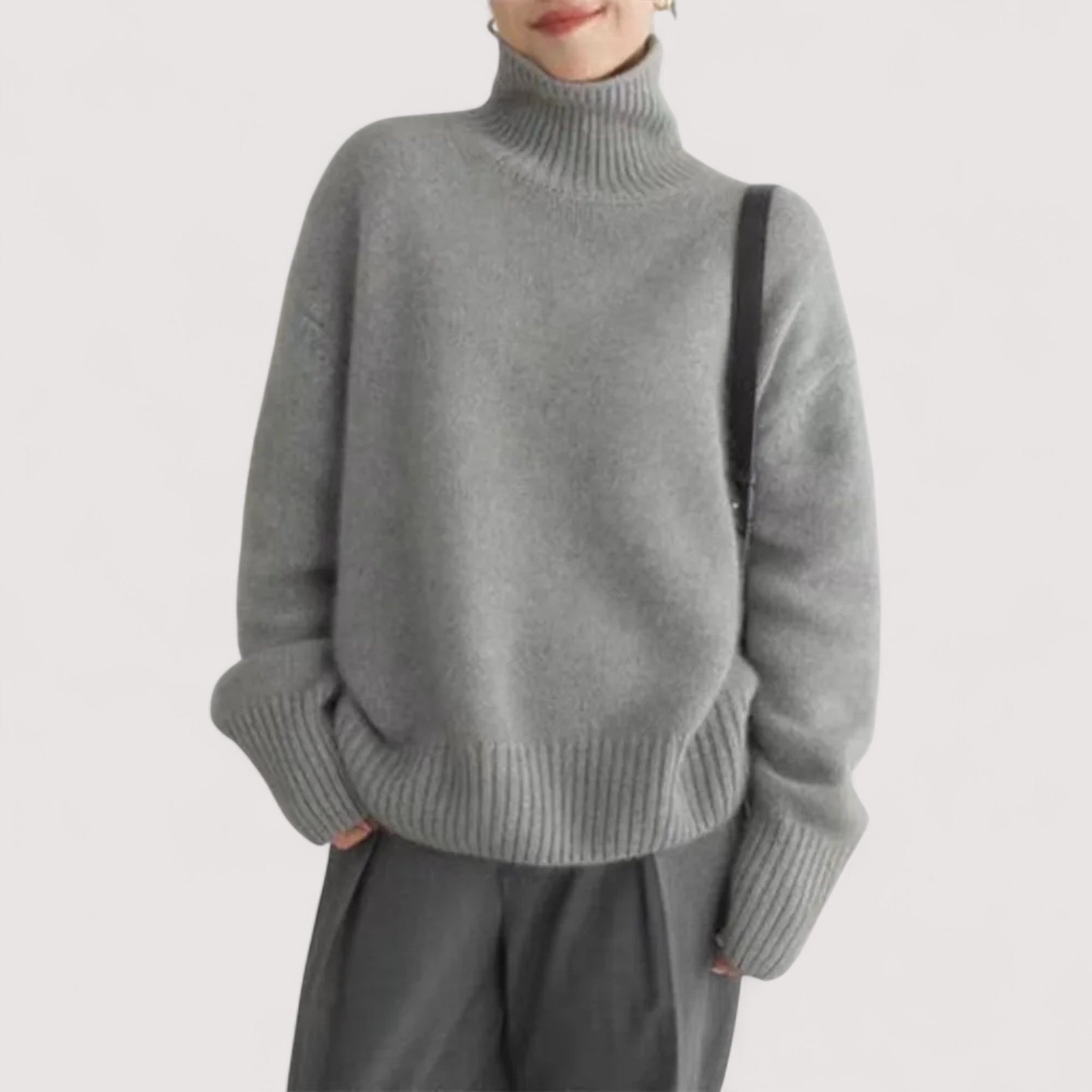 Lucija™ | Pull en cachemire à col roulé