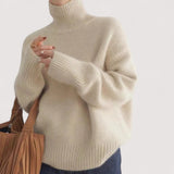 Lucija™ | Pull en cachemire à col roulé