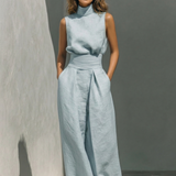 Maria | Ensemble minimaliste en coton et lin