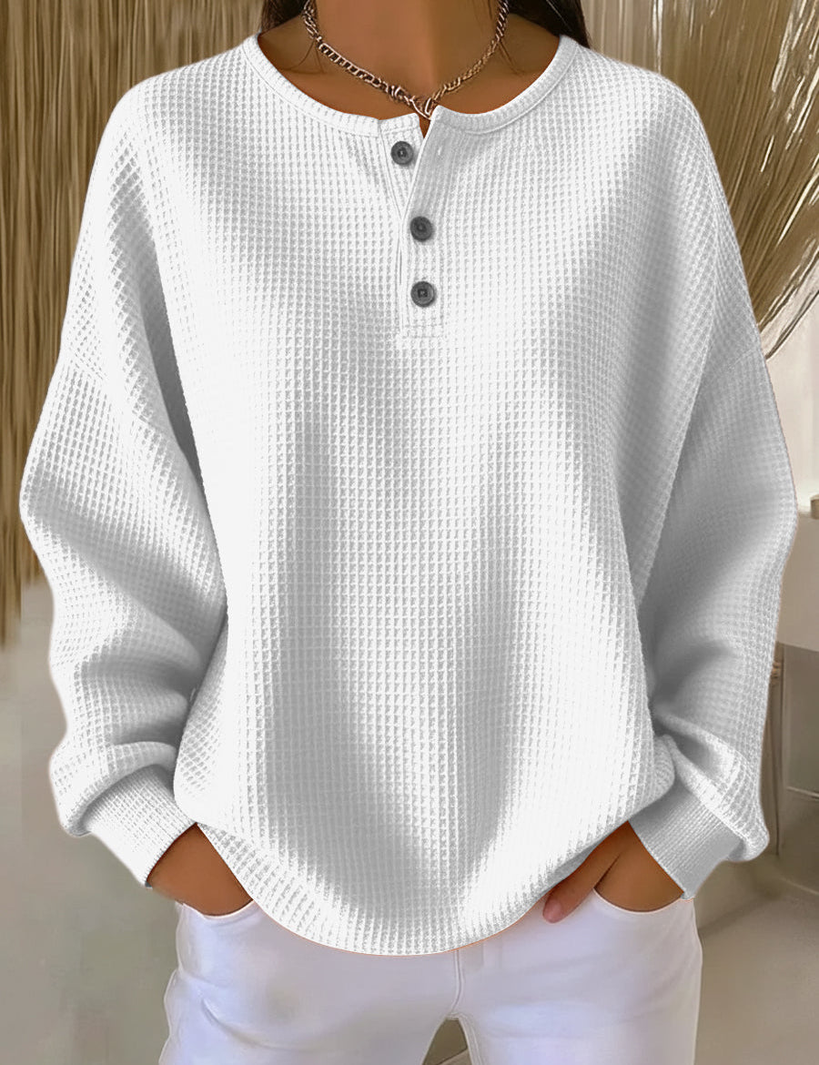 Helena™ | Pull en maille Waffle confortable