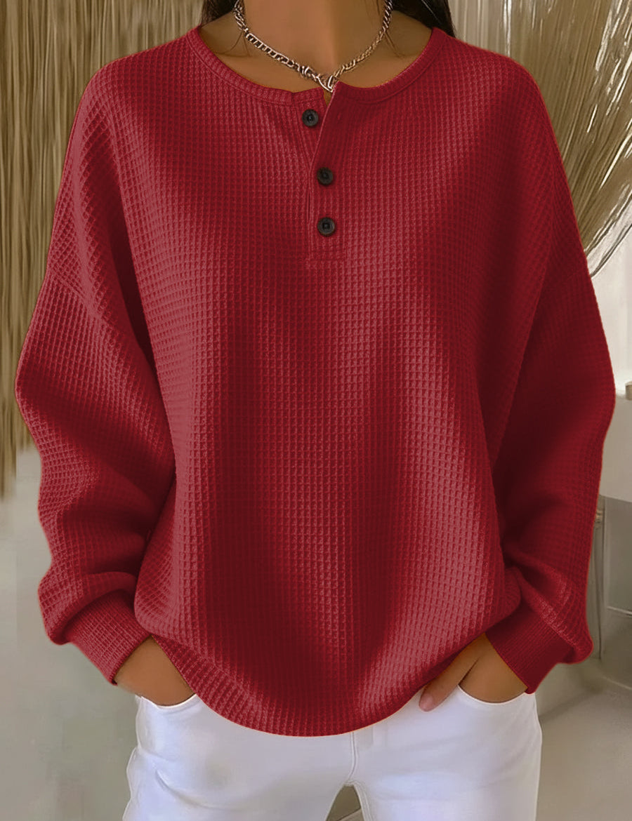 Helena™ | Pull en maille Waffle confortable