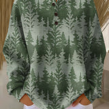 Ines™ | Sweat-shirt classique avec motif arbre