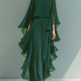 Aurora | Ensemble Chiffon Élégant avec Volants