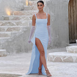 Celine™ | Robe longue formelle élégante avec dos ouvert