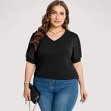 Ilse™ | Blouse transparente à col en V