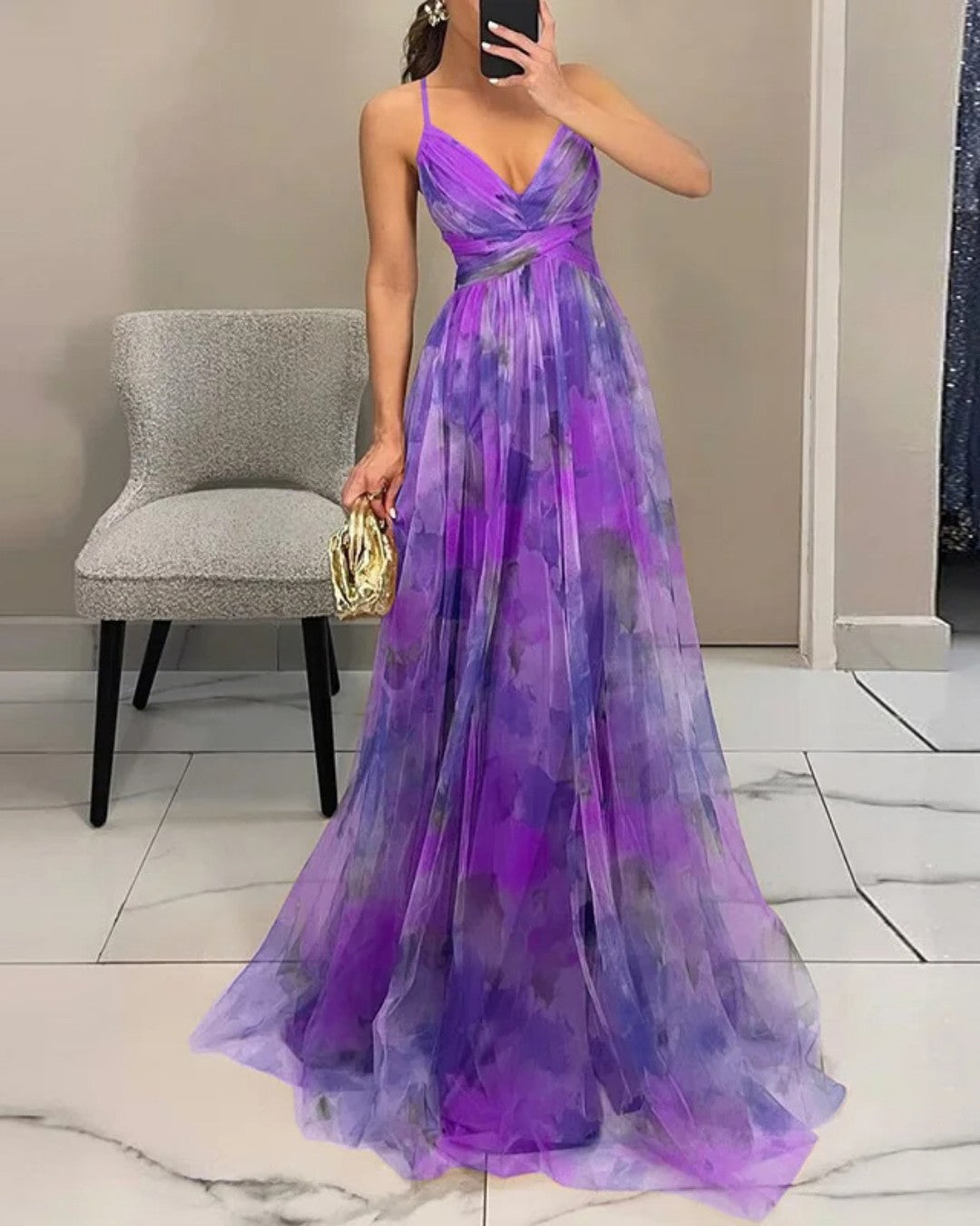 Giselle™ | Robe maxi en fleurs enchanteur