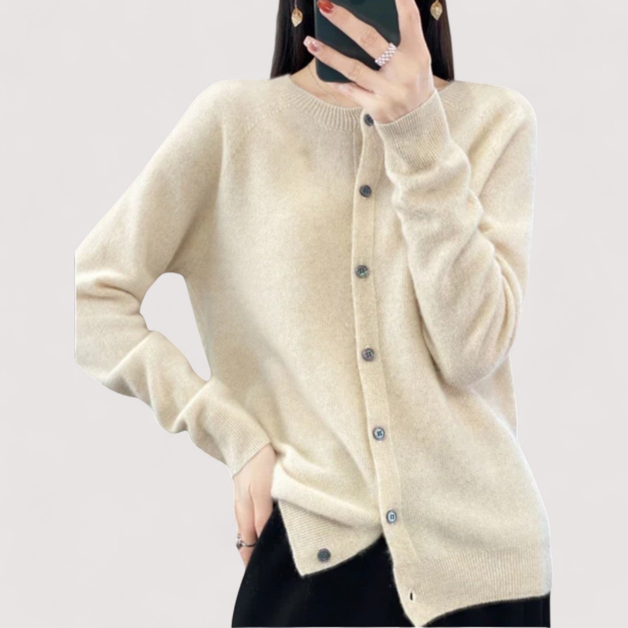 Darija™ – Cardigan doux avec boutons