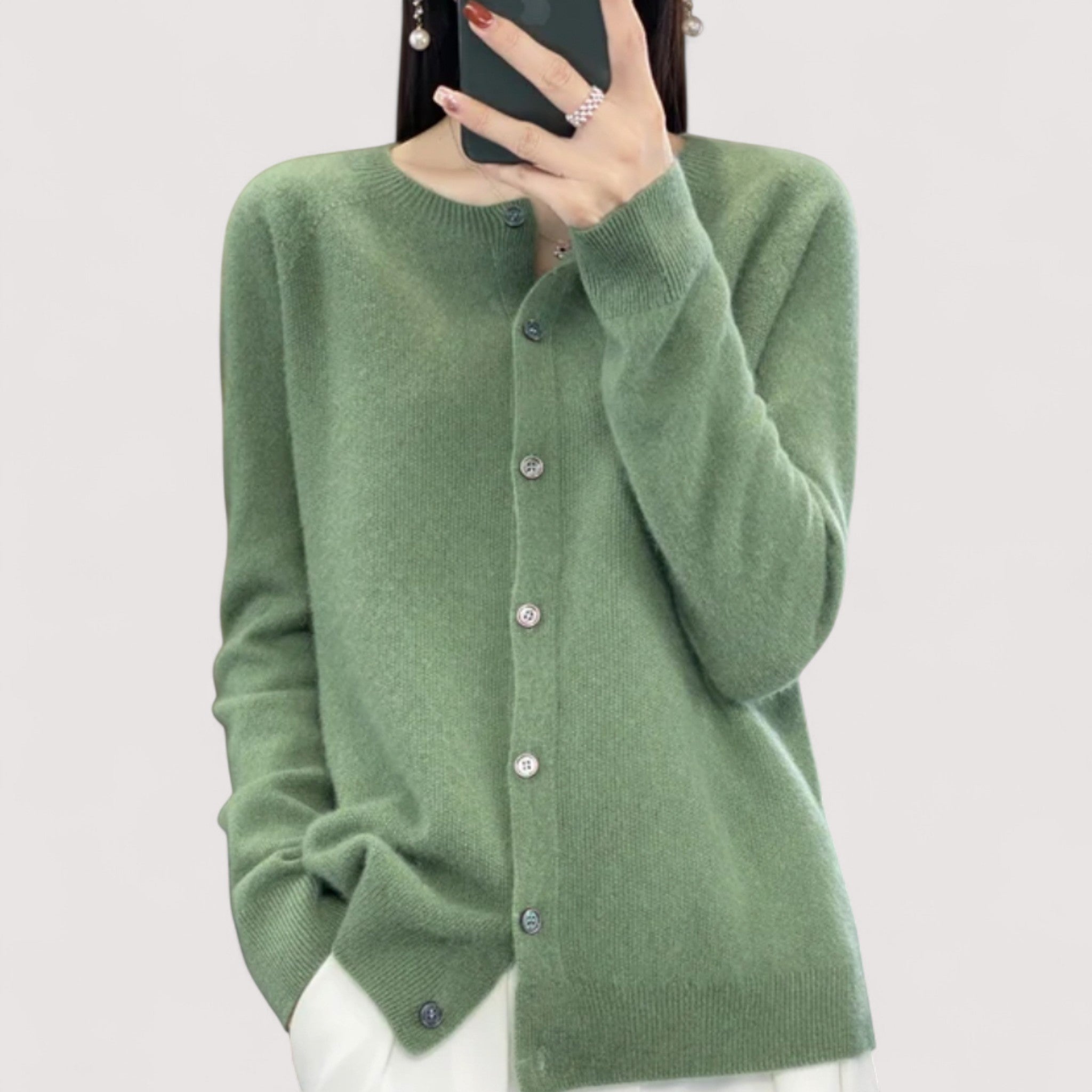 Darija™ – Cardigan doux avec boutons