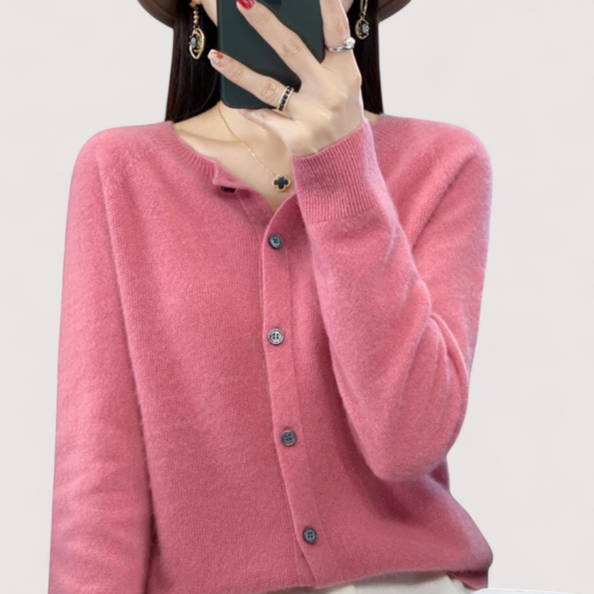 Darija™ – Cardigan doux avec boutons