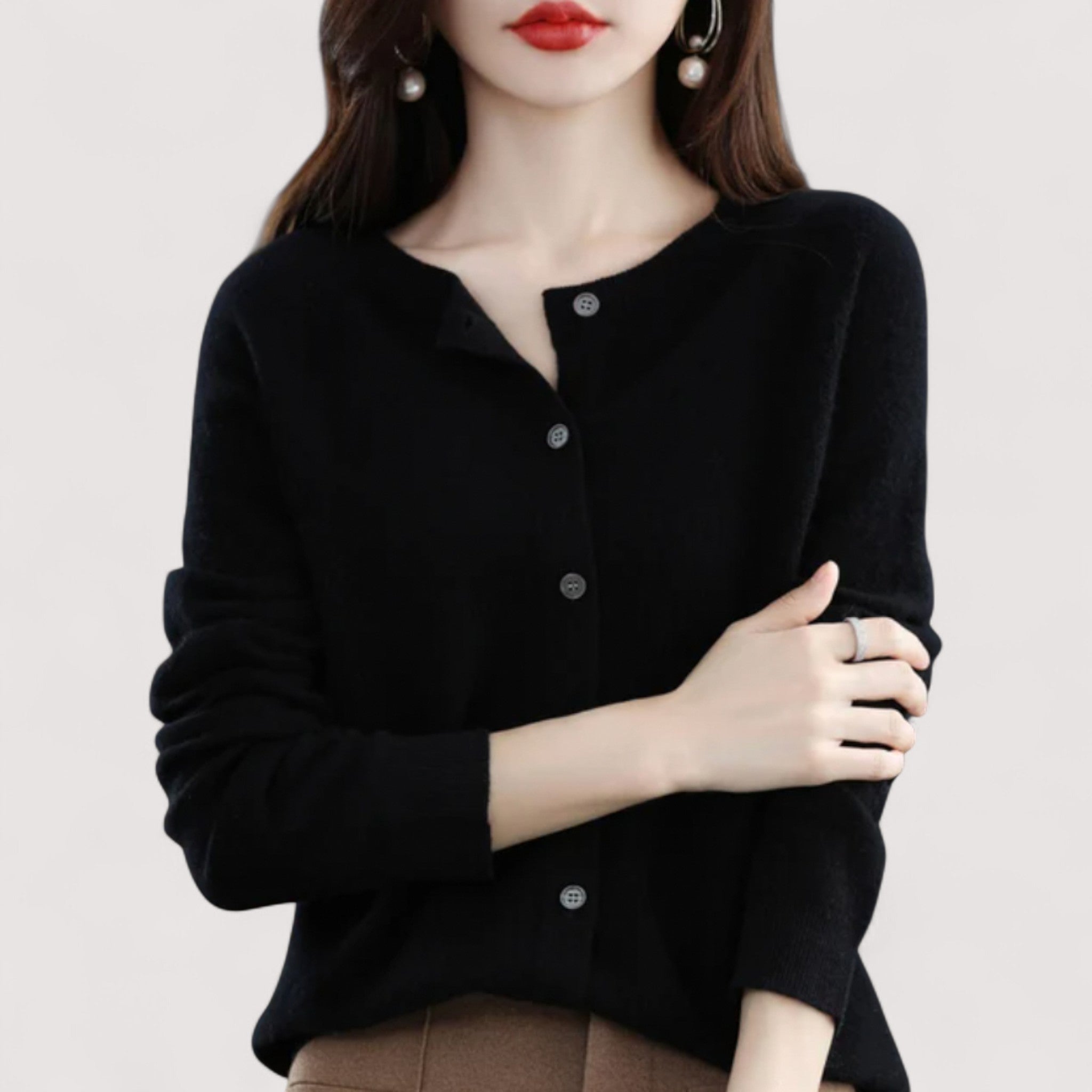 Darija™ – Cardigan doux avec boutons