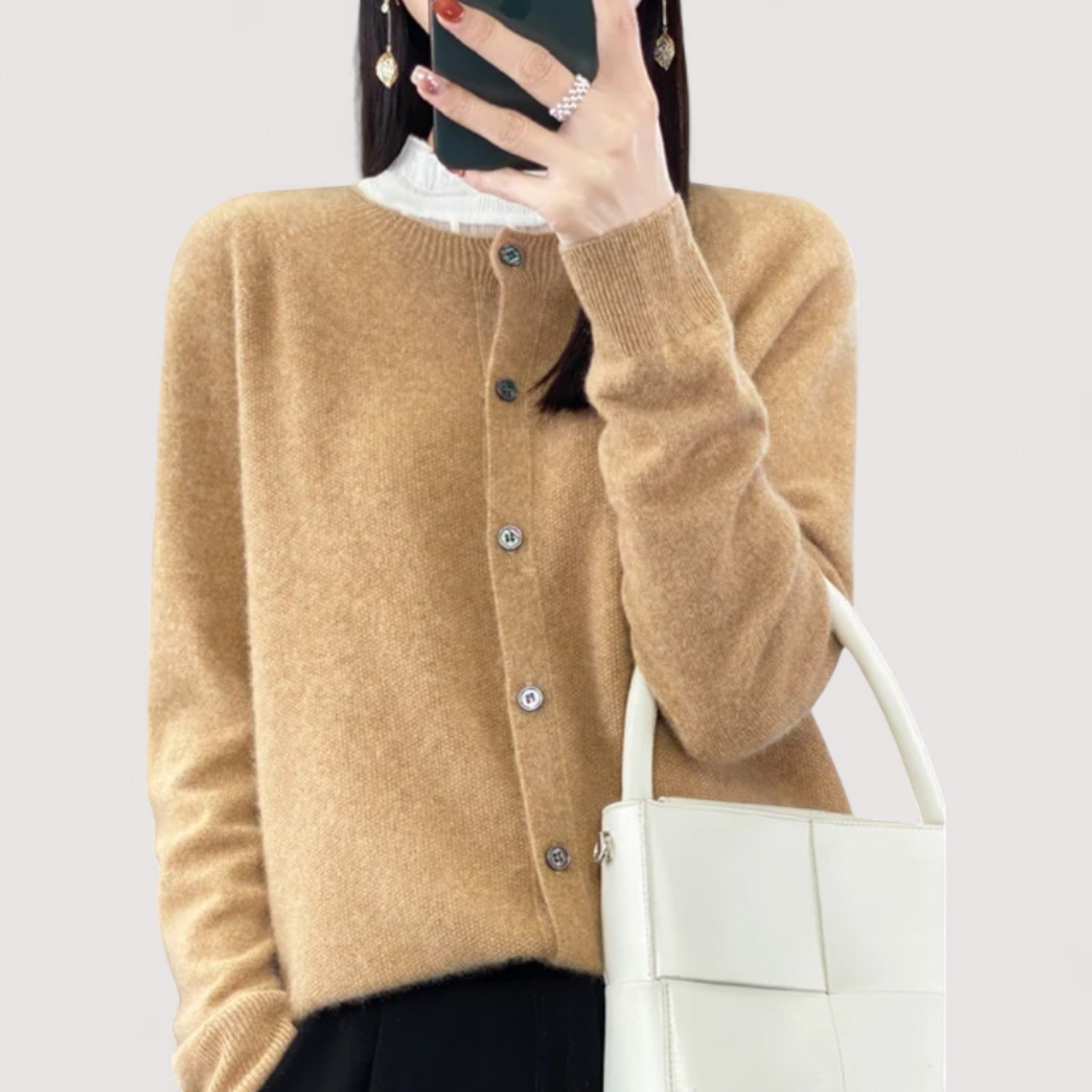 Darija™ – Cardigan doux avec boutons