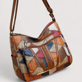 Zara™ | Sac à main en cuir avec mosaïque