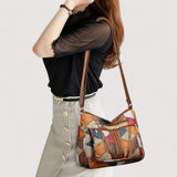 Zara™ | Sac à main en cuir avec mosaïque
