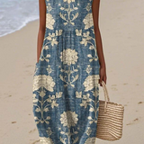 Arlo - Robe midi classique à motifs floraux