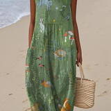 Lila - Robe midi quotidienne