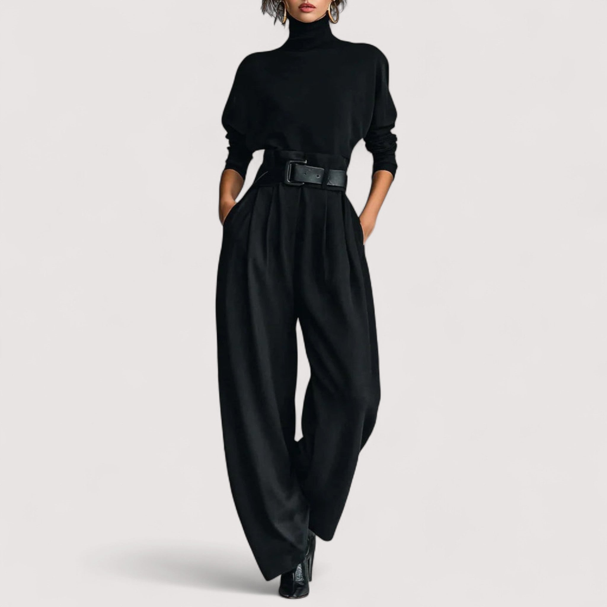 Orina™ | Ensemble à col montant noir