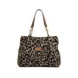 Anouk™ | Sac de shopping en toile à motif léopard