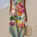 Mirte - Robe midi polyvalente et multicolore