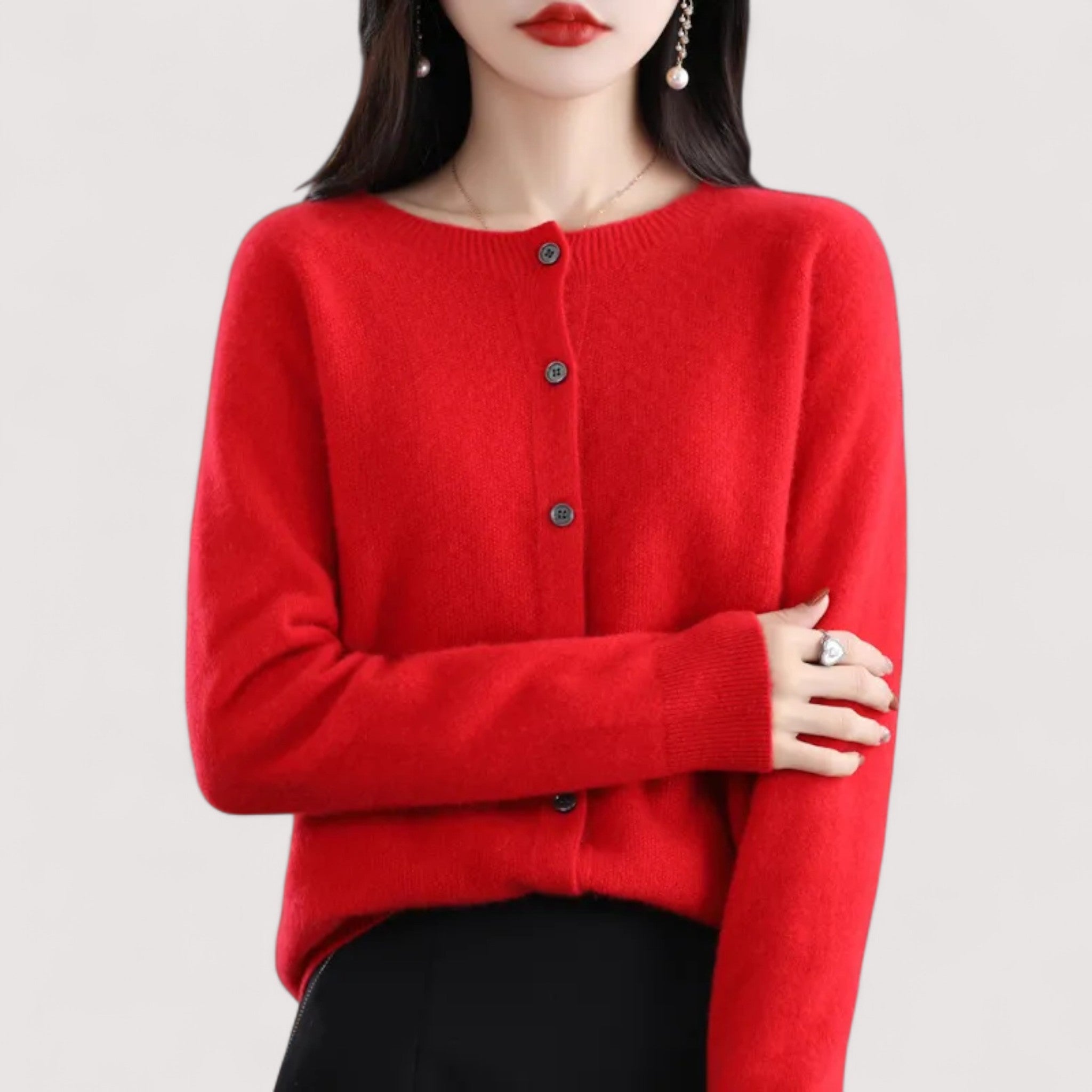 Darija™ – Cardigan doux avec boutons