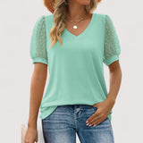 Ilse™ | Blouse transparente à col en V
