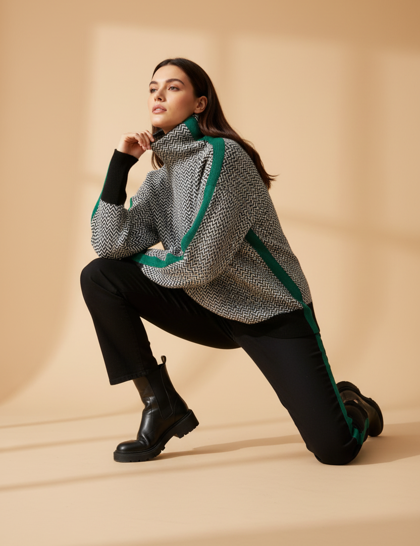 Gabriela™ | Pull à col haut