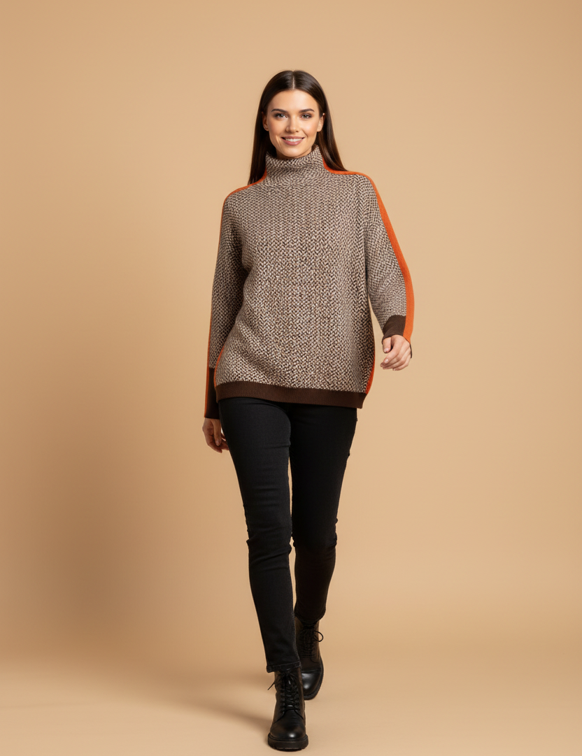 Gabriela™ | Pull à col haut